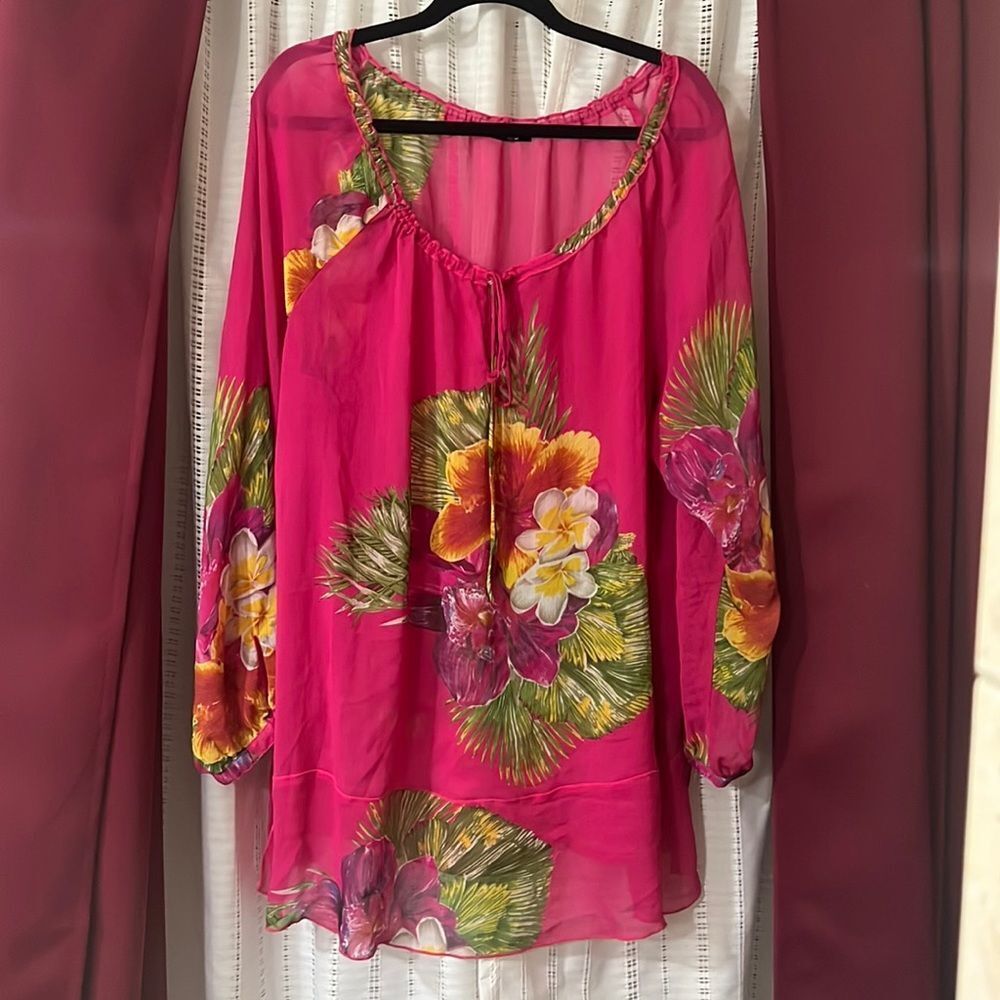 Madison Paige Sheer plus size Top size 2xl